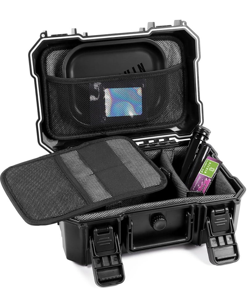 OZCHIN Smell Proof Box with Lock â€“ Large Smell Proof Container, Waterproof & Crushproof Case for Home, Travel, and Camping, Secure Portable Odor Proof Box & Great Gift Idea - Image 1
