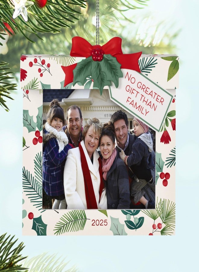 Hallmark Keepsake Christmas Ornament 2025, The Gift of Family 2025 Photo Frame - Image 3