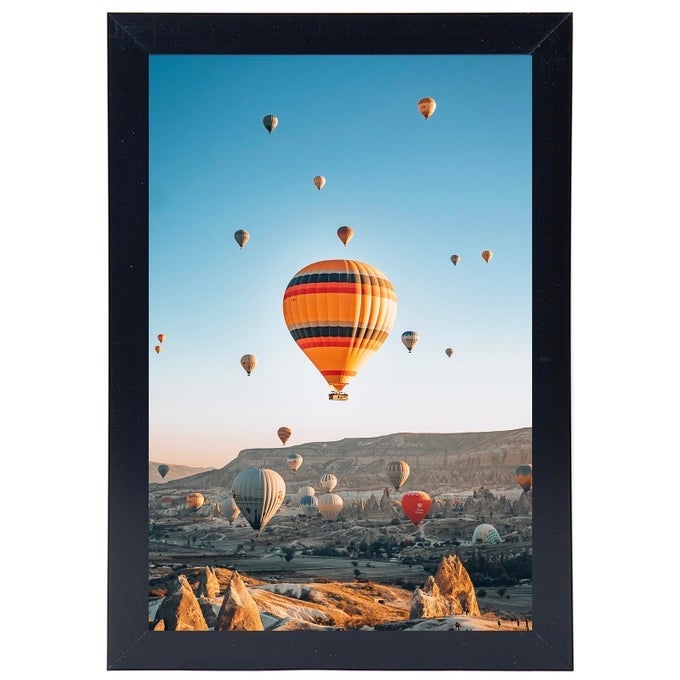 6X9 PICTURE FRAME BLACK FOR WALL HANGING OR TABLETOP WALL MOUNTING HORIZONTALLY OR VERTICALLY 6 X 9 WALL GALLERY POSTER PHOTO FRAME FOR 6 BY 9 PHOTOS BLACK
