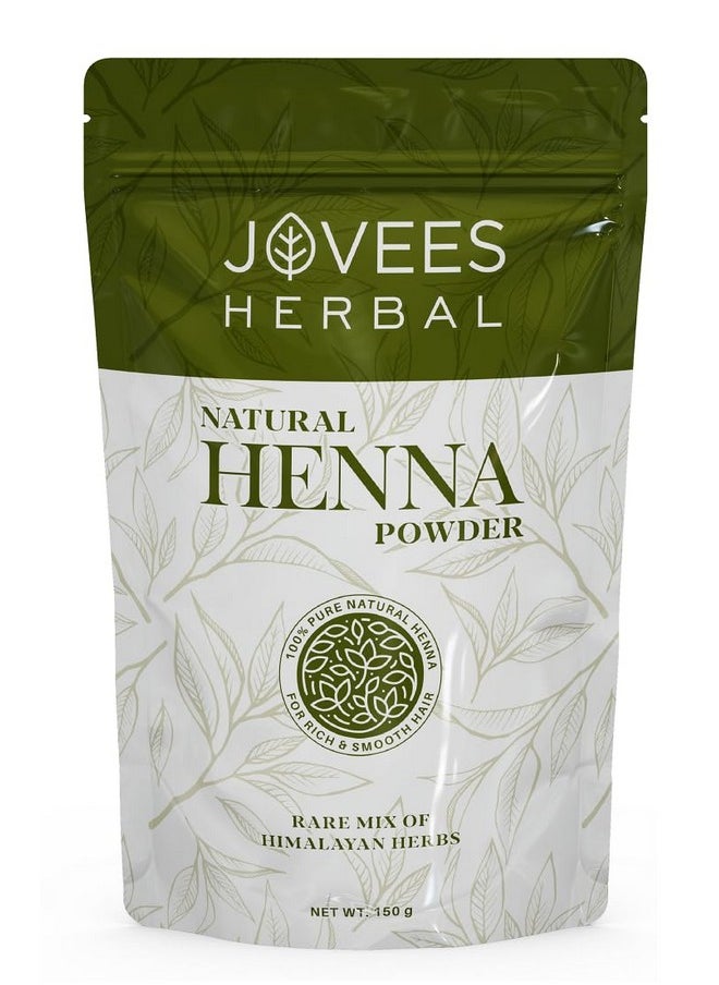 Jovees - Herbal Mehandi/Henna Powder | With Amla, Shikakai & Brahmi Powder | For Extra Conditioning | Control Hair Fall & Repairs Damaged Hair 150G - Image 1
