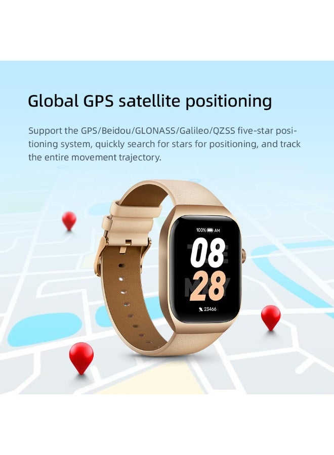 Mibro Smart Watch T2 (Deep Blue) - 1.75" Amoled Display, Bluetooth Calling, 10 Day Battery Life, 2ATM Waterproof, GPS Positioning, 105 Sports Modes, Heart Rate Monitoring, Sleep Monitoring - Image 2