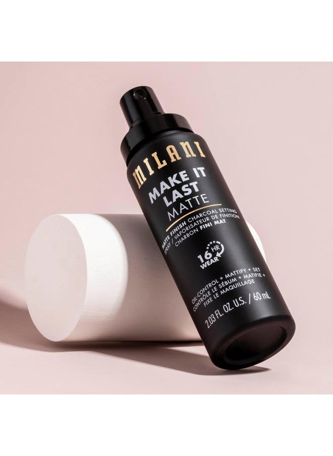 Make it Last Matte - Matte Finish Charcoal Setting Spray - Cruelty-Free Makeup Primer and Setting Spray for Oily Skin - Long Lasting Finishing Spray - 2 Pack