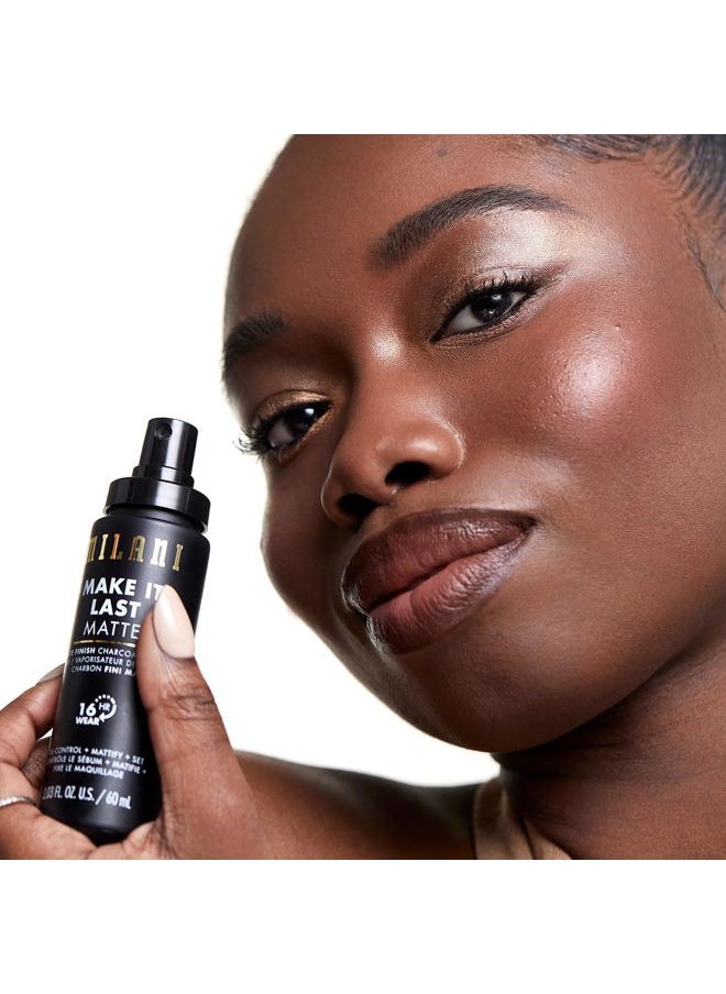 Make it Last Matte - Matte Finish Charcoal Setting Spray - Cruelty-Free Makeup Primer and Setting Spray for Oily Skin - Long Lasting Finishing Spray - 2 Pack