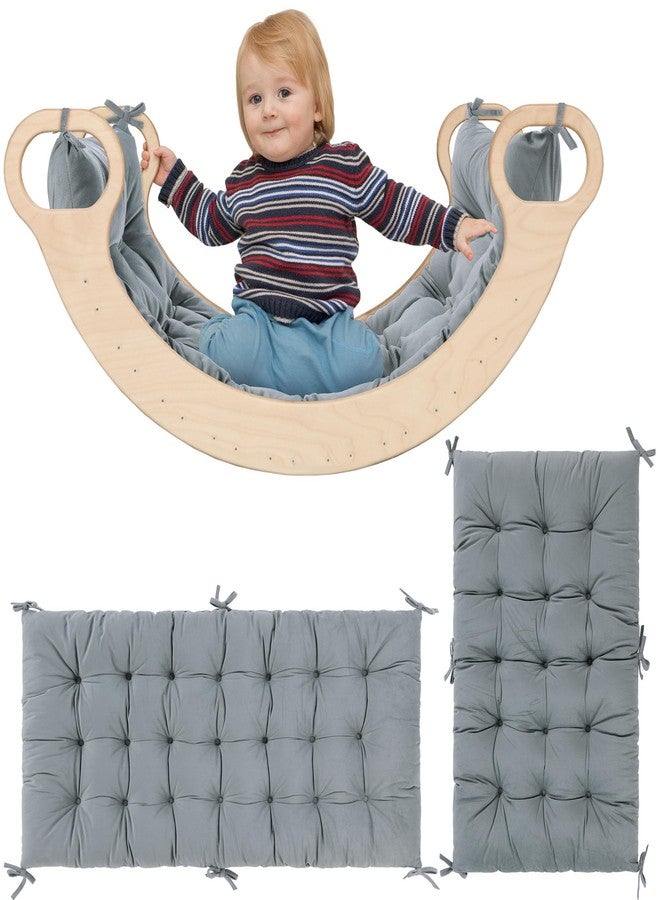 ROYALAY Cushion for Climbing Arch for Kids, Premium Climbing Set Cushion, Arch Cushion Floor Cushion Toddler Nap Mat(43 * 20 * 3inch,Gray) - Image 1