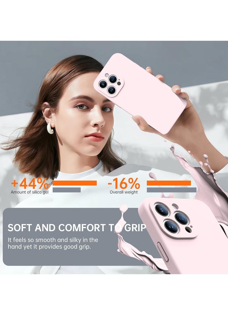 IAF iPhone 16 Pro Max Case with 2 Screen Protectors - MagSafe Compatible, Upgraded Camera Protection, Liquid Silicone Protective Case (6.9â€) - Elegant Pink - Image 3