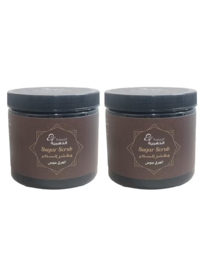 جولدن تاتش 2 عبوة من مقشر السكر بالعرق سوس 500 جرام - Image 1