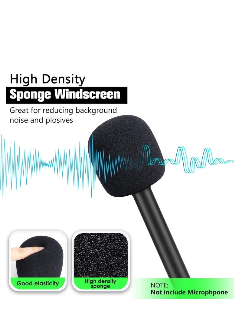 JAJEEK - Microphone Cover Foam – Compatible with Multiple Brands, Suitable for Handheld Interview Adapters, Blocks Plosives for Clear Sound Quality - Image 1