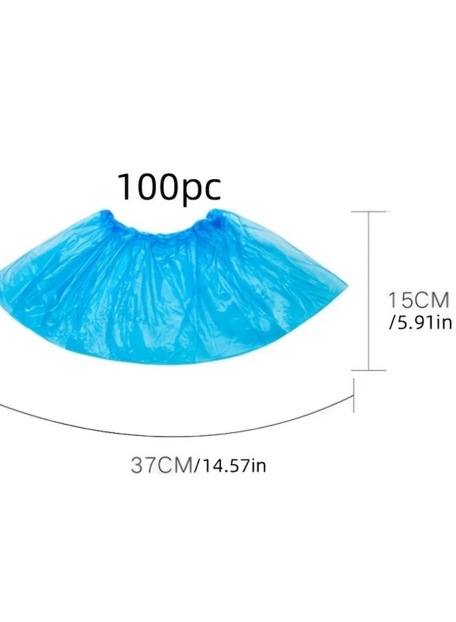 100 عبوة من أغطية الأحذية البلاستيكية السميكة المضادة للماء والمضادة للانزلاق - Image 3