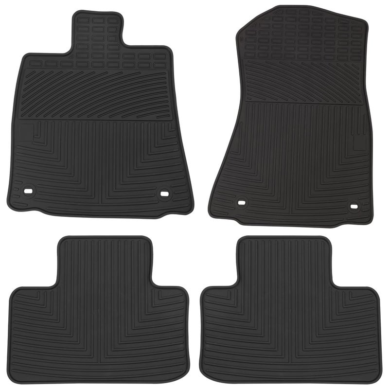 Matericuo Car Floor Mats Custom Fit for Lexus is 250IS 300IS 350IS 200tIS 250f 300f 350f 20142025 Black Rubber Auto Liner Mats All Weather Protection