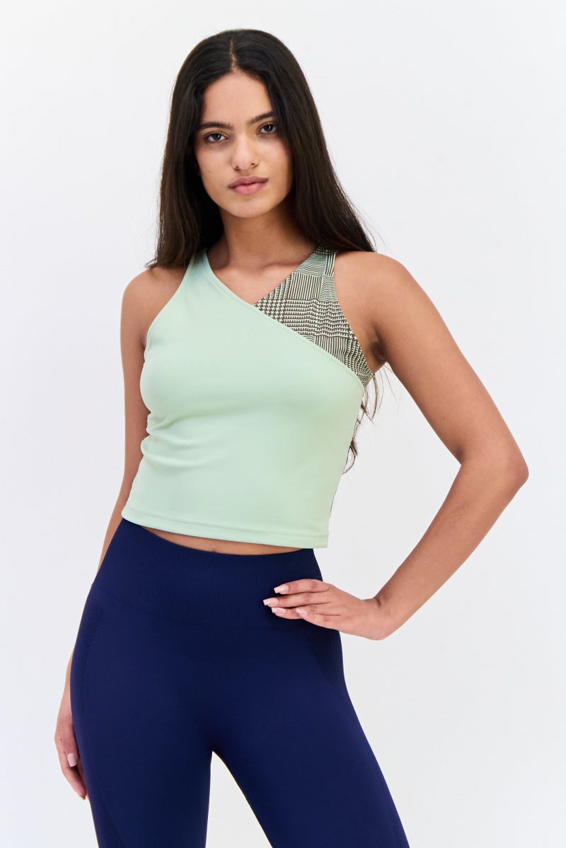 Nike Women Dri Fit Sleeveless Training Tank Top, Multicolor - Image 1