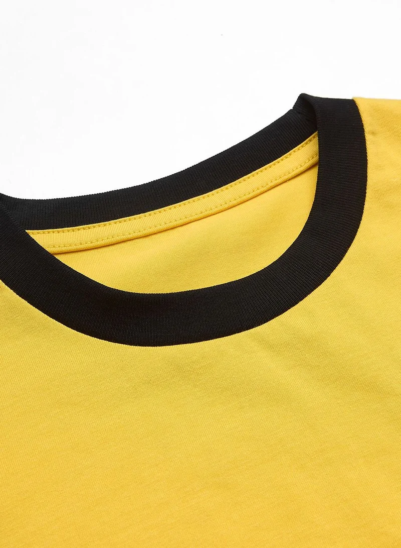 Giordano  Kids' Minions Relaxed Caution Tee  | Best Price UAE