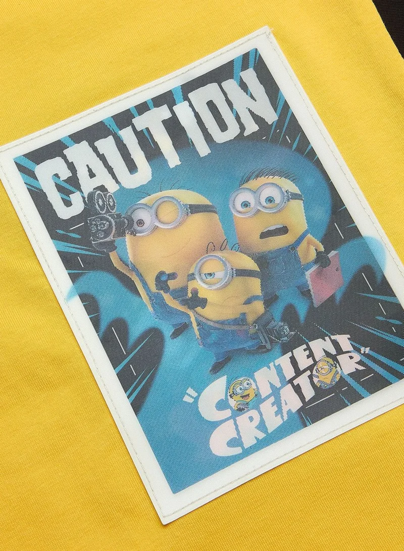 Giordano  Kids' Minions Relaxed Caution Tee  | Best Price UAE
