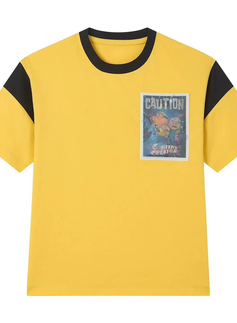Kids' Minions Relaxed Caution Tee
