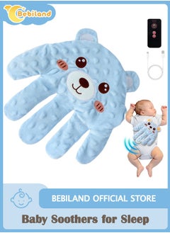 Baby Soothers for Sleep, Baby Soothing Palm for 0-3 Years, Automatic Patting Patter Pillow, Sleep Buddies for Newborns, with Remote Control