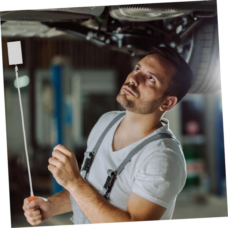 Telescoping Flexible Vehicle Inspection Mirror Car Mechanic Tool 10 Inch - Image 3