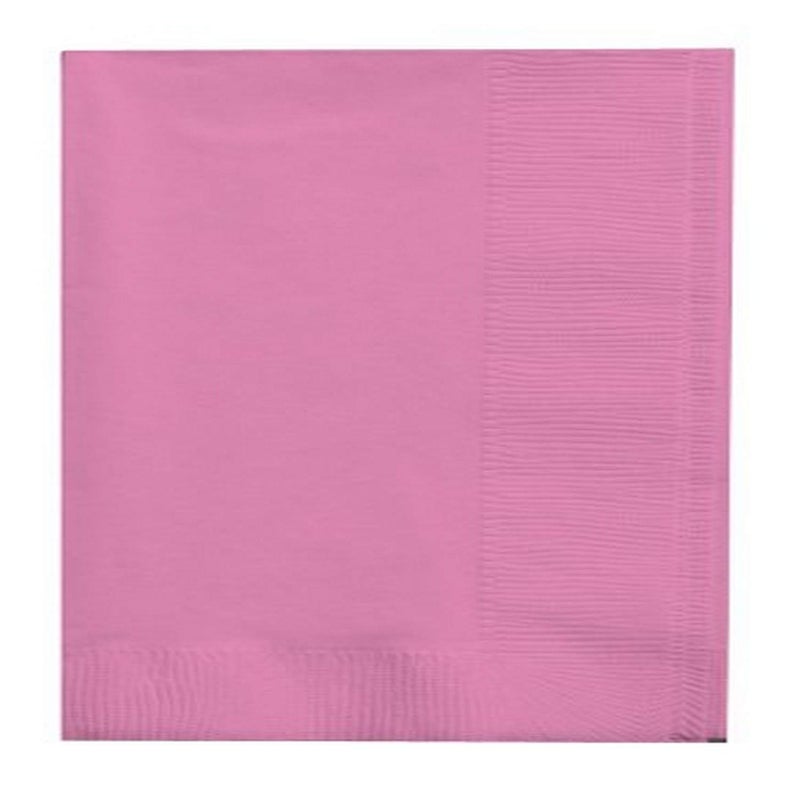 Creative Converting 673042B Bright Pink Dinner Paper Napkins 50 Pcs