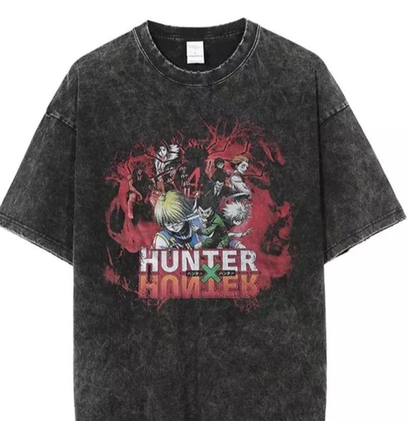 New Anime T-Shirt Men'S Shirt Anime Printed Short-Sleeved Retro T-Shirt Cotton Men'S And Women'S Jacket Dark Style Jacket - Image 1
