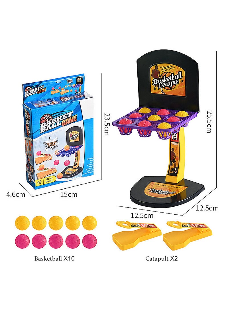 Sharpdo Tabletop Basketball Hoop Toy Mini Finger Shooting Sport Game Table Top Fun Arcade Activity Toy for Children Kids  - Image 5