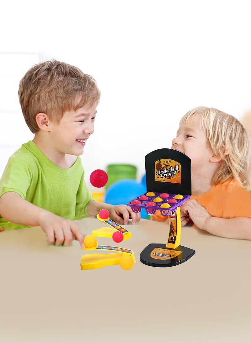 Sharpdo Tabletop Basketball Hoop Toy Mini Finger Shooting Sport Game Table Top Fun Arcade Activity Toy for Children Kids  - Image 2