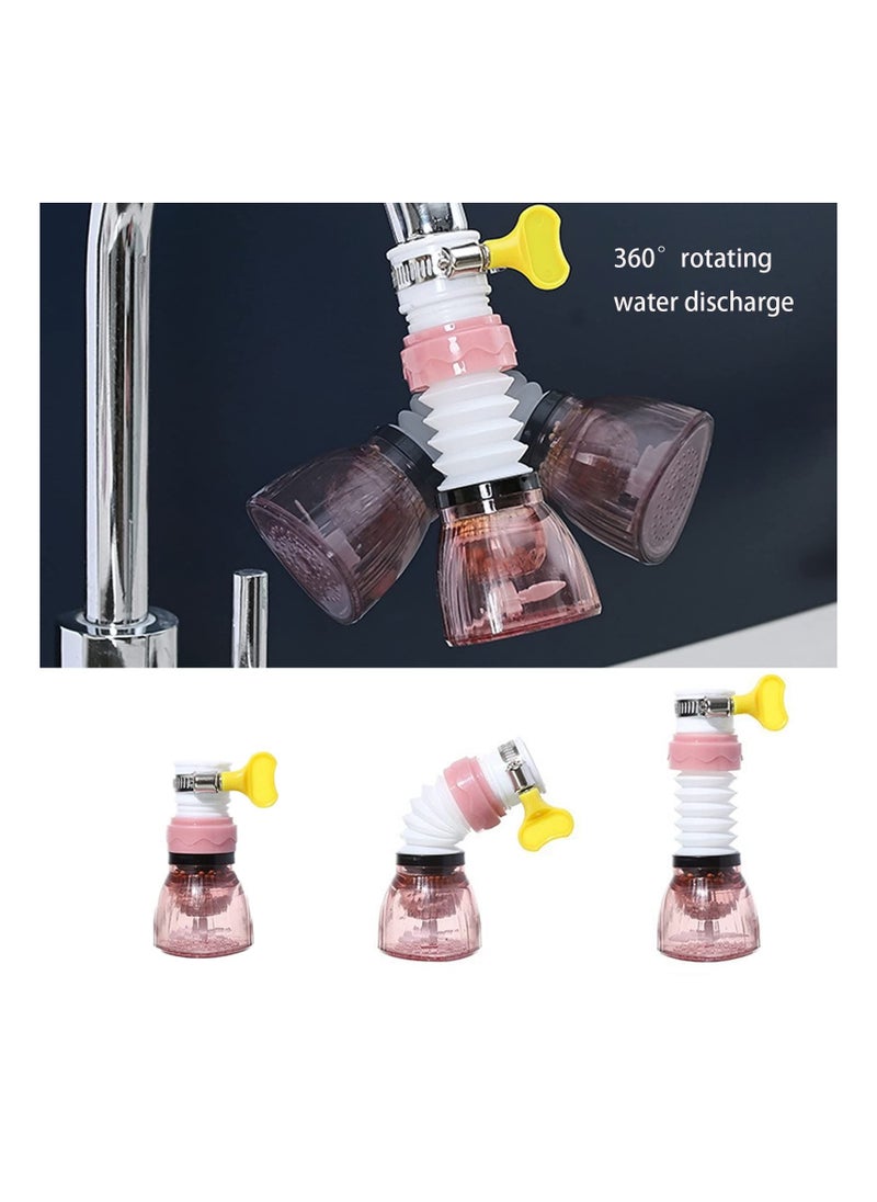 SYOSI 3 Pcs Retractable Tap Head Water Faucet Extender Splash-proof Kitchen Tap Filter  - Image 4