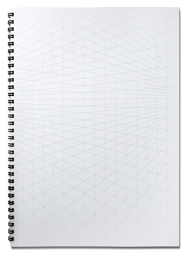 Koala Tools - 40-Sheet Sketch Pad for 2-Point Perspective Drawing, Spiral Bound Gridded Graph Paper for Interior Room Design, Industrial, Architectural and 3D Design, 11 x 14 inches - Image 2