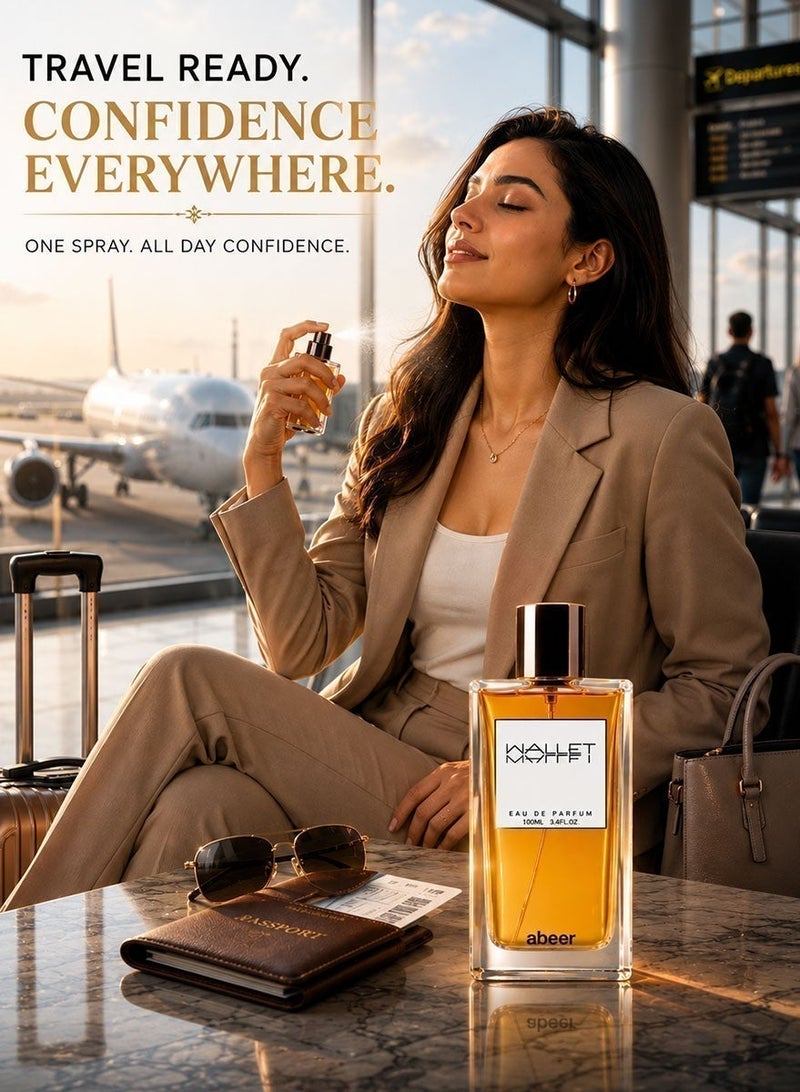 Abeer Wallet Eau De Parfum EDP 100ML Unisex Perfume – Spicy, Woody & Dried Fruits Fragrance - Image 4