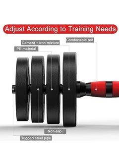 MAAS 15 KG Home Training Exercise Dumbbell Set with Gloves Suitable for Men and Women Multifunctional  - Image 5