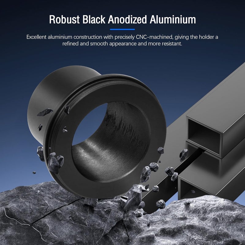 Astromania محول كاميرا للتلسكوب، ملحقات تلسكوب معدنية T-Adapter مثبتة مع T-Ring، محولات صور لكاميرات كانون نيكون DSLR و SLR على بؤرة 1.25 بوصة للتلسكوبات الفلكية - Image 2