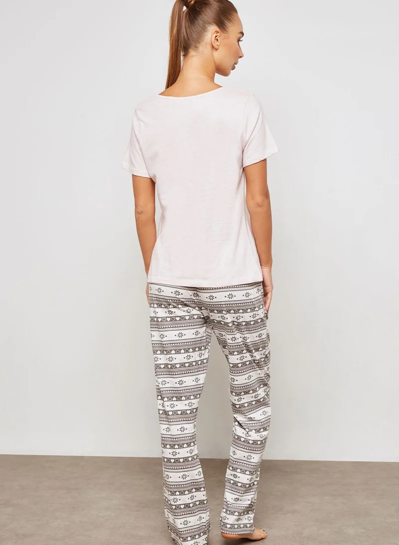 DOROTHY PERKINS Reindeer Pyjama Set