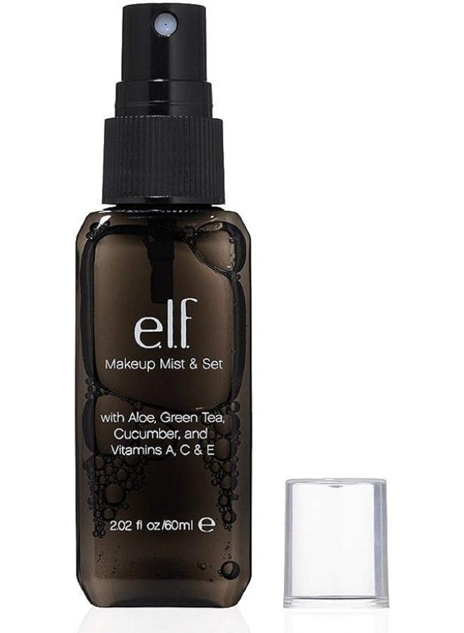 إلف بخاخ تثبيت المكياج مات ماجيك من إي.إل.إف. - صغير الحجم، خفيف الوزن، يدوم طويلاً، يمنح البشرة مظهرًا مطفيًا، ينعشها، يتحكم في لمعانها، يرطبها، يدوم طوال اليوم، 2 أونصة سائلة - Image 2