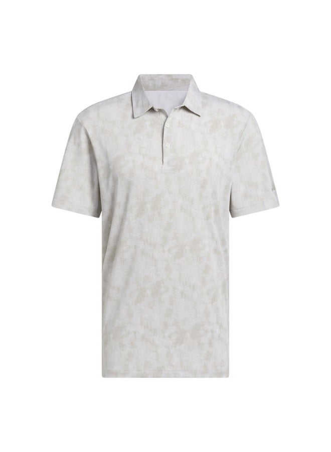 اديداس قميص بولو رجالي بأكمام قصيرة بلون بيج - Image 2