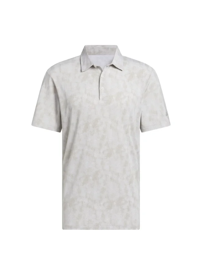 adidas Adidas Ult Txt Prt Beige Polo Shirt (Short Sleeve) Polo Shirts For Men