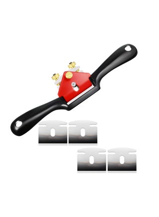 Adjustable Woodworking Spokeshave Set, SYOSI 1 Piece with Flat Base and 4 Pieces Metal Blade, Wood Working Hand Tool Nice for Craft, Carver (9 Inch) - pzsku/Z30BFE7732C30E20D8C4BZ/45/_/1670942344/8e86d916-162f-46e1-9881-d8d41903c357