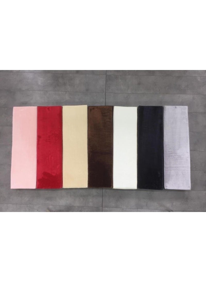 Bonny Home Comfort Black (1 Piece) Puffidik Plush Stair Carpet Non-Slip Leather Based Step Mat  - Image 3