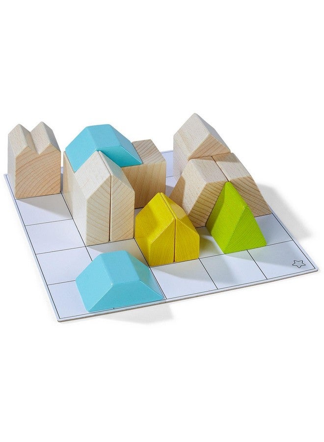 HABA HABA Wooden Building Blocks STEM Toy, Logical Master Builder Montessori Toys with 26 Building Blocks & 16 Challenge Cards, Puzzle Game for Kids for Ages 5+, Made in Germany  - Image 4