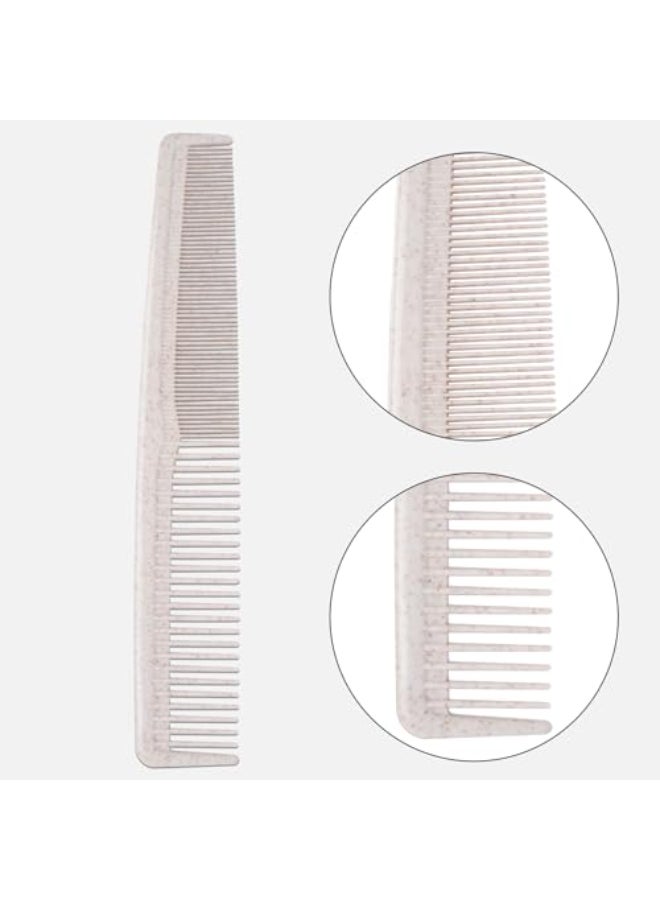 DincherBel Hair Combs Bulk Disposable Wheat Straw Combs Individually Wrapped Combs for Hotel Travel Airbnb Charity Church Homeless Pack of 100 - Image 3