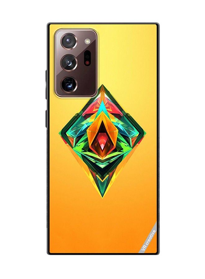 VR CREATIVE Protective Case Cover For Samsung Galaxy Note20 Ultra 5G Etherium Design Multicolour - Image 1
