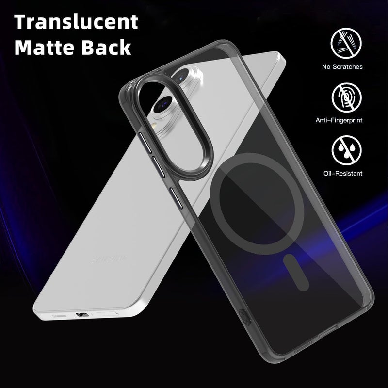 ShieldTech Back Cover Case for Samsung Galaxy S 25 Edge 5G | Anti Yellow | Mag-Safe | Transparent & Black Mobile Phone Case Cover for Samsung Galaxy S 25 Edge / S25 Edge 5G | TPU Transparent & Black - Image 5