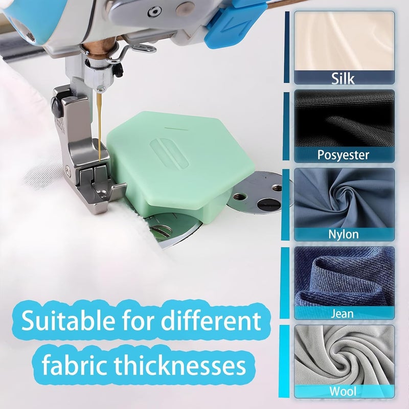 SHOPONIL SHOPONIL Magnetic Seam Guide for Sewing Machine New Upgraded MultiPurpose Tool Polygonal Strong Magnetic Gauge Polygonal Multifunctional Seam Guide Hemmer with Scale Sewing Accessories Sewing Kit  - Image 2