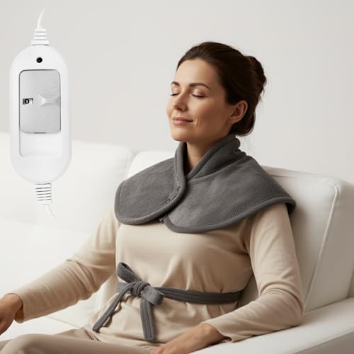 Heatronics Cervical Heating Pad (Analog) | 3 Heat Levels | ThermoLock™ Control | TheraFlex™ 6-Layer Safety Build | Neck & Shoulder Pain Relief | ISO 13485 & CDSCO Certified | 1-Year HeatCare™ Warranty - Image 1