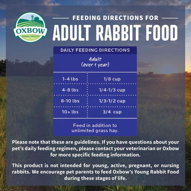 Oxbow Animal Health Organic Bounty Adult Rabbit Food - All Natural Rabbit Pellets - 3 lb. - Image 4