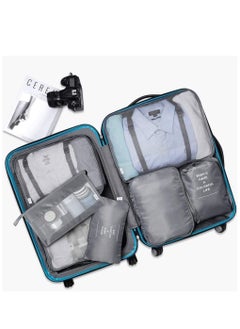 NANAO 7 Piece Packing Cubes Value Set for Travel Luggage Organiser Bag Compression Pouches Clothes Suitcase Packing Organizers Set with Toiletry Bag  - Image 5