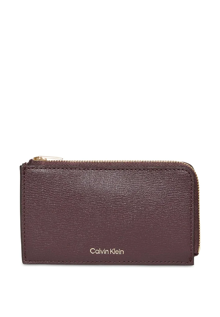 كالفن كلاين Logo Top Zip Cardcase