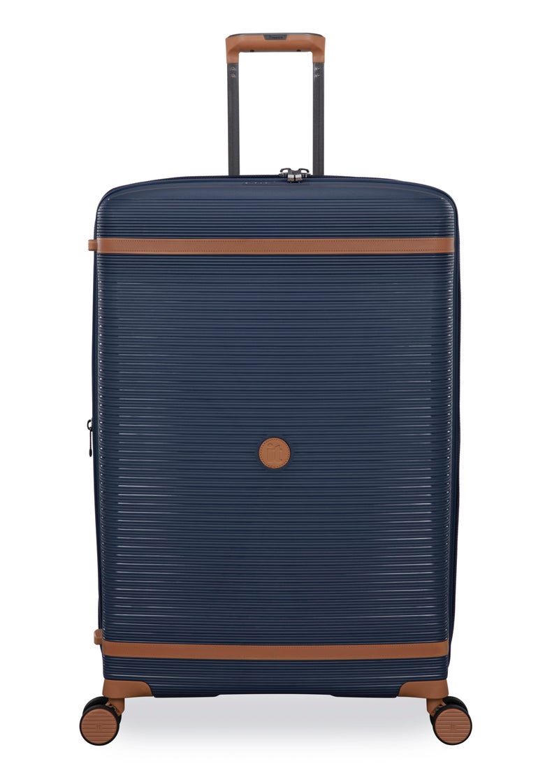 it Luggage - it luggage Illustrious, Unisex Polypropylene Material Hard Case Luggage, 8x360 degree Spinner Wheels, Expandable Trolley Bag, TSA Type Lock, SKU 15-3108A-08, Lightweight Suitcase - Navy Blazer - Image 1