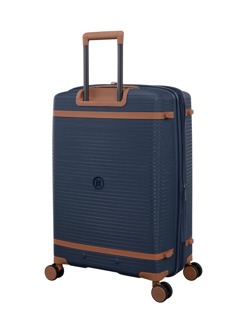 it Luggage - it luggage Illustrious, Unisex Polypropylene Material Hard Case Luggage, 8x360 degree Spinner Wheels, Expandable Trolley Bag, TSA Type Lock, SKU 15-3108A-08, Lightweight Suitcase - Navy Blazer - Image 1