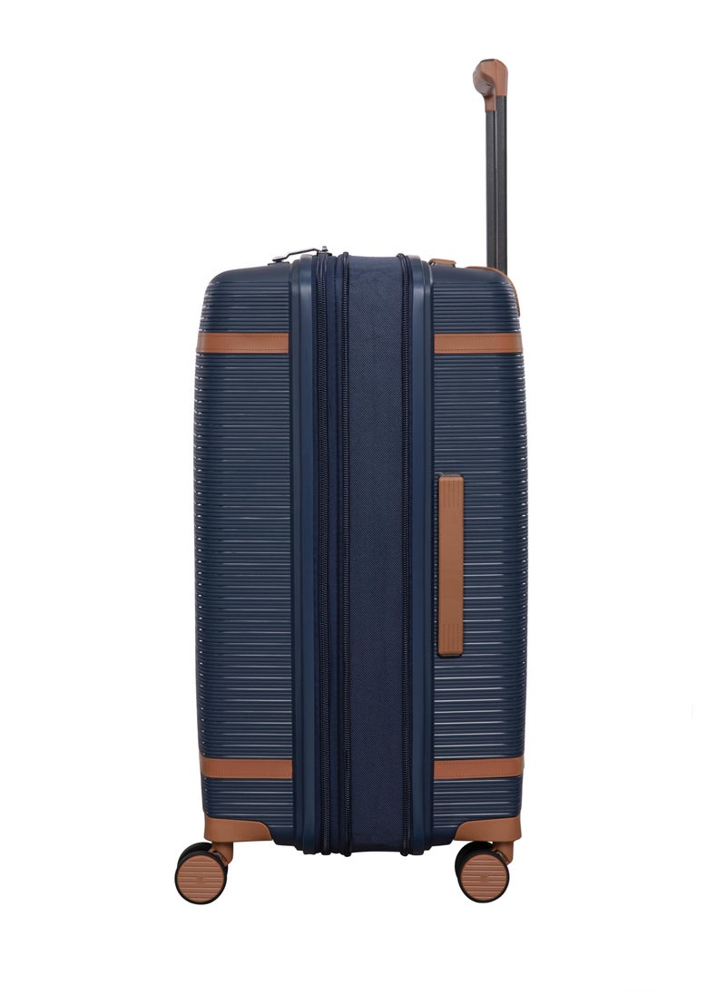 it Luggage - it luggage Illustrious, Unisex Polypropylene Material Hard Case Luggage, 8x360 degree Spinner Wheels, Expandable Trolley Bag, TSA Type Lock, SKU 15-3108A-08, Lightweight Suitcase - Navy Blazer - Image 1