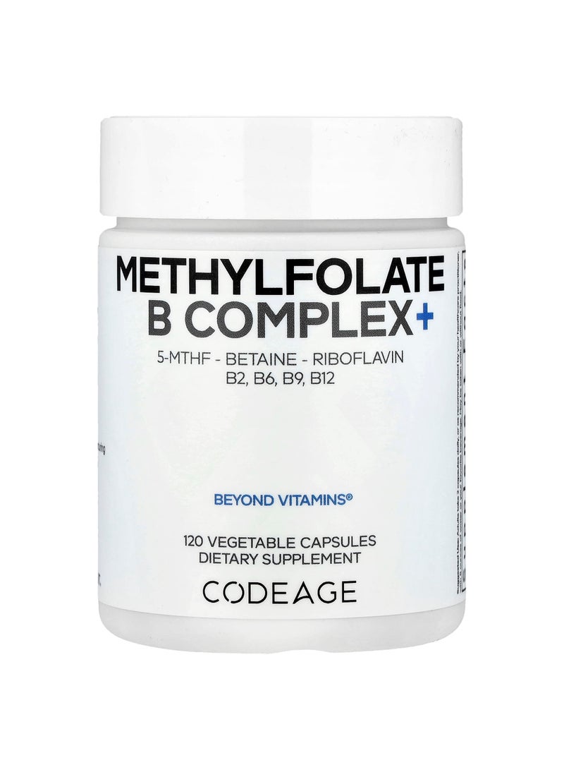 Codeage Methylfolate B Complex+, 120 Vegetable Capsules