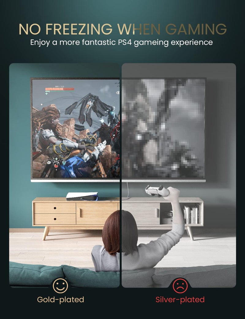 Ainope كابل تمديد USB AINOPE، موسع USB، كابل تمديد USB 3.0، سلك ذكر إلى أنثى لنقل بيانات عالي متوافق مع كاميرا الويب، لوحة مفاتيح USB، محرك فلاش، قرص صلب، طابعة، 16 قدم، رمادي - Image 5