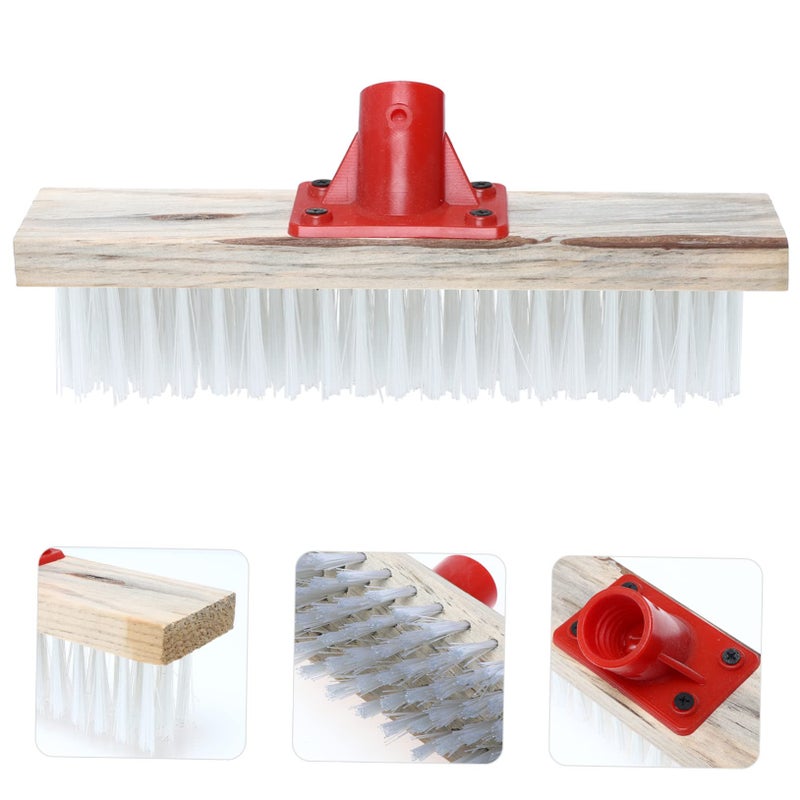 Stiff Bristle Floor Scrub Brush Head Durable Nylon Wire For Household Cleaning Moss Removal Easy Installation - Image 3