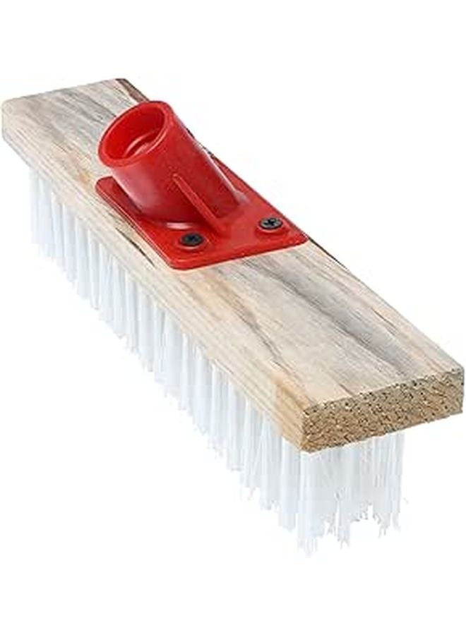 Stiff Bristle Floor Scrub Brush Head Durable Nylon Wire For Household Cleaning Moss Removal Easy Installation - Image 1